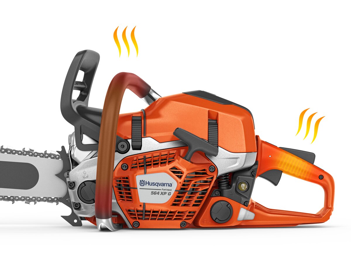 Benzínová reťazová píla Husquarna s vyhrievanými rukoväťami&nbsp;