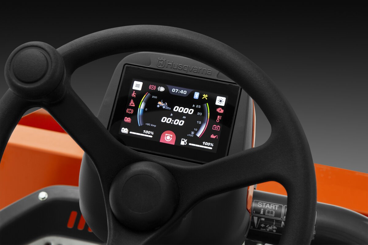 Komerčný záhradný rider Husqvarna P 535HX hybrid