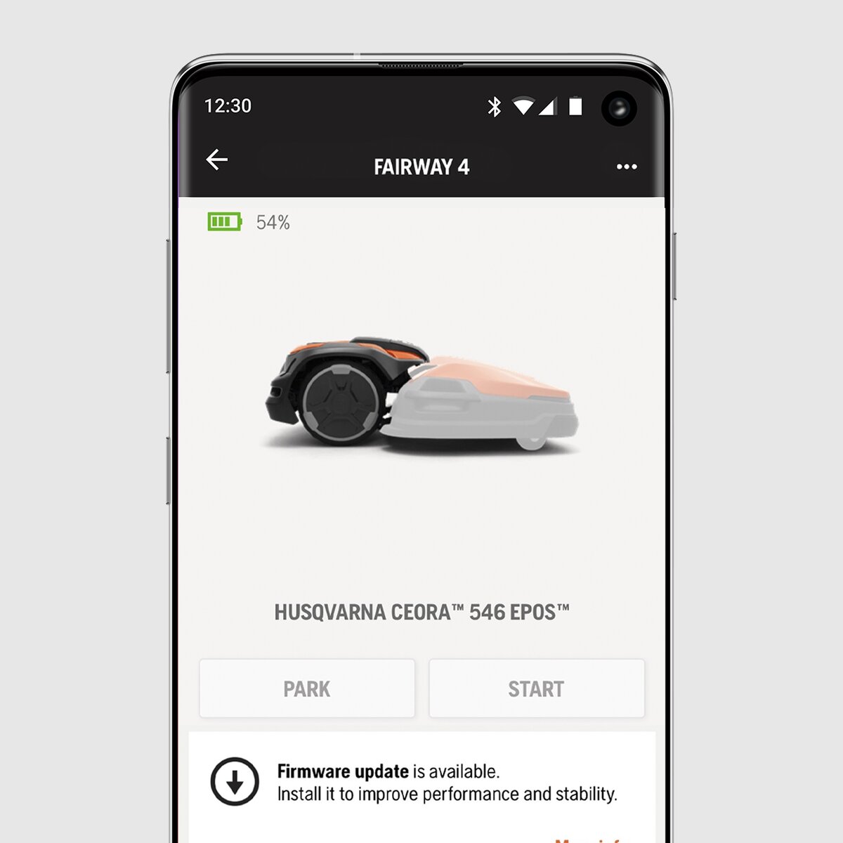 Bezdrôtová robotická kosačka Husqvarna CEORA® 546 EPOS™ - Fota na aktualizáciu