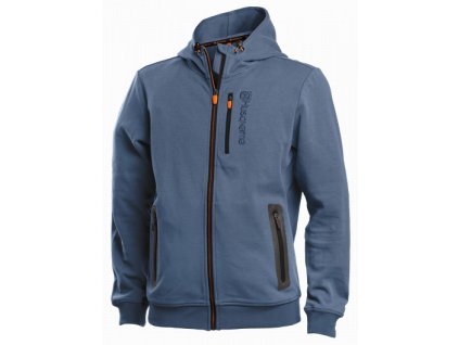 Husqvarna Mikina s kapucňou Xplorer, unisex, šedo modrá Veľkosť: XXL
