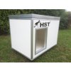 Thermo Hundehütte mit Dachöffnung