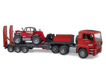 MAN TGA low loader with Manitou MLT633 telehandler 1/16