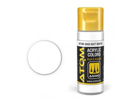 ATOM COLOR - Matt White 20ml