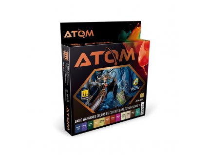 Sada akrylových barev ATOM - Basic Wargames Colors II Set 12x20ml