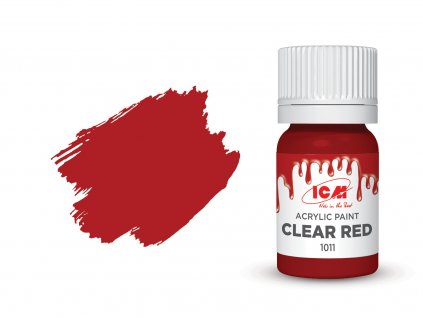 Barva ICM - Clear Red 12ml