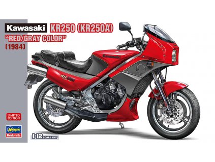 Kawasaki KR250, Red/grey 1/12