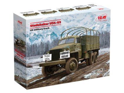 studebaker us6 u3 us military truck 1 35 35490 icm 015