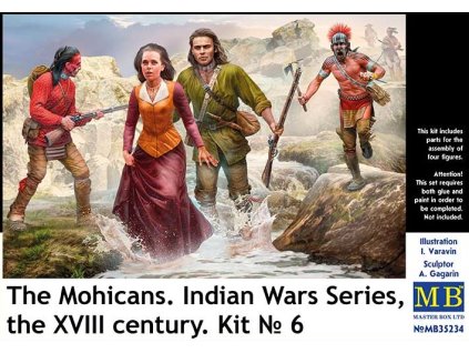 The Mohicans. Indian Wars Series, the XVIII century. Kit No. 6 1/35