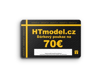 Elektronická dárková poukázka - 70 EUR