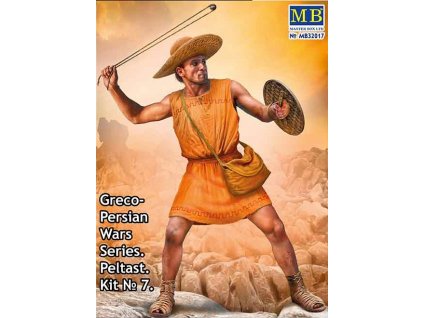 213337 greco persian wars series peltast kit no 7 1 32 masterbox