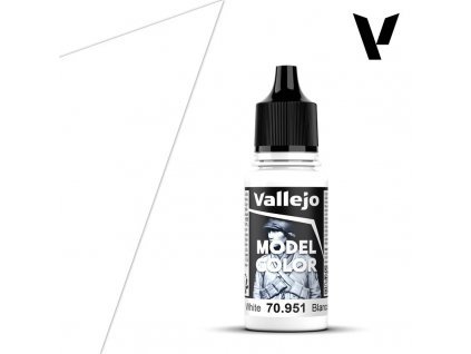 Barva Vallejo Model Color - Flat White 17ml