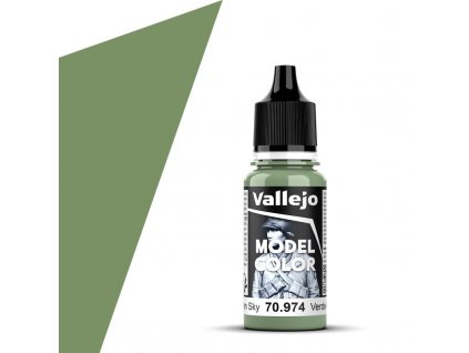 Barva Vallejo Model Color - Green Sky 17ml