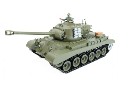 214621 amewi rc tank m26 pershing zeleny 1 16 rtr ir bb