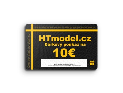 Elektronická dárková poukázka - 10 EUR