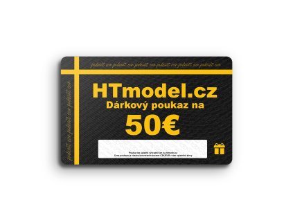 Elektronická dárková poukázka - 50 EUR
