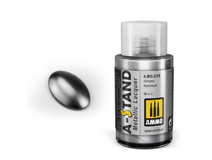 Barva MIG A-STAND Metallic - Airframe Aluminium 30ml