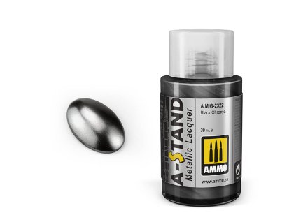 Barva MIG A-STAND Metallic - Black Chrome 30ml
