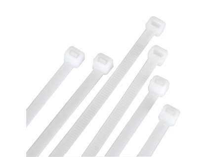 239521 utahovacie pasky 3 6x140mm priehladne 20 ks