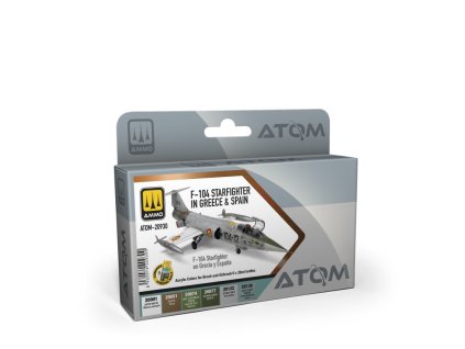 atom f 104 starfighter in greece and spain set 6x20ml 20930