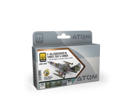 atom f 104 starfighter in turkey italy canada set 6x20ml 20929