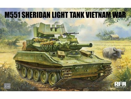 m551 sheridan light tank vietnam war 1 35 RYEFIELDMODEL 5142 09