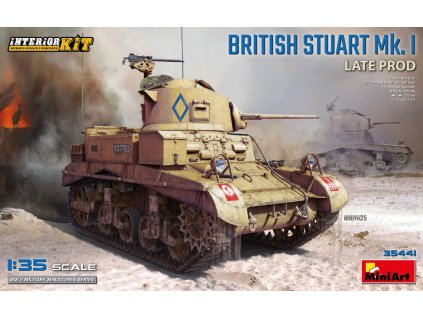 british stuart mk i late production interior kit 1 35 MINIART 35441 026