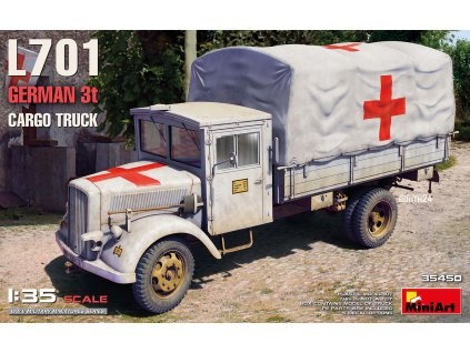 l701 german 3t cargo truck 1 35 MINIART 35450 028