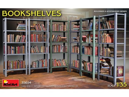 bookshelves 1 35 MINIART 35654 03