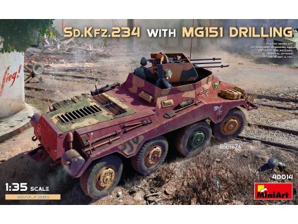sd kfz 234 with mg151 drilling 1 35 MINIART 40014 023