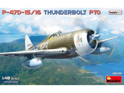 republic p 47d 15 16 thunderbolt razorback pto basic kit 1 48 MINIART 48039 022