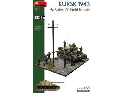 kursk 1943 pz kpfw iv field repair big set 1 35 MINIART 36062 045
