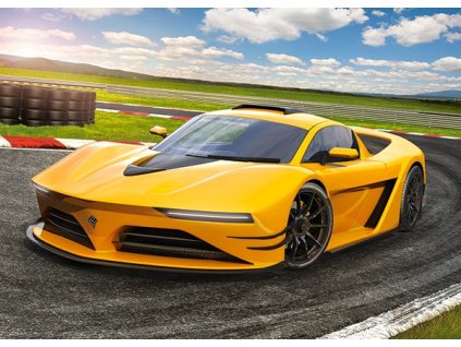 Yellow Sportscar, Puzzle 120 Castorland