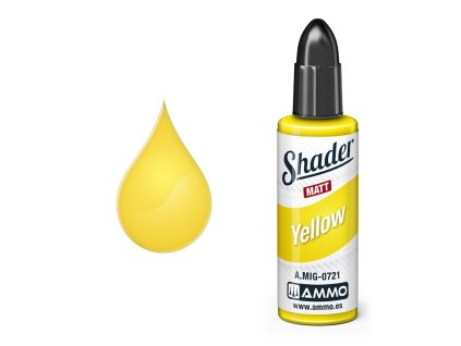 Barva AMMO MATT SHADER - Yellow 10ml