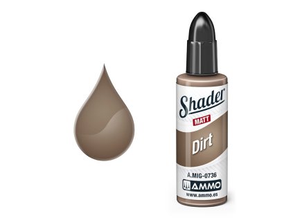 Barva AMMO MATT SHADER - Dirt 10ml