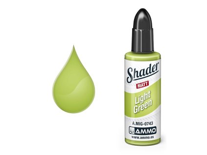 Barva AMMO MATT SHADER - Light Green 10ml