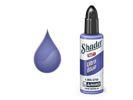 Barva AMMO MATT SHADER - Ultra Blue 10ml