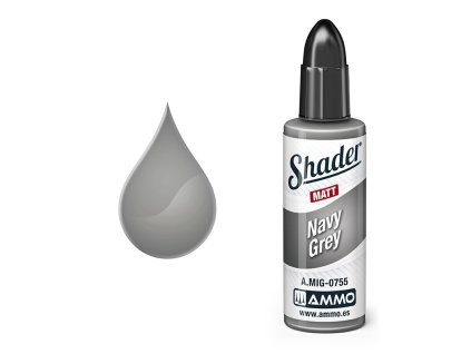 Barva AMMO MATT SHADER - Navy Grey 10ml
