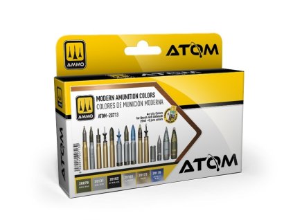 Sada akrylových barev ATOM - Modern Amunition Colors Set 6x20 ml