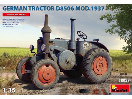 121747 1 german tractor d8506 mod 1937 1 35 miniart