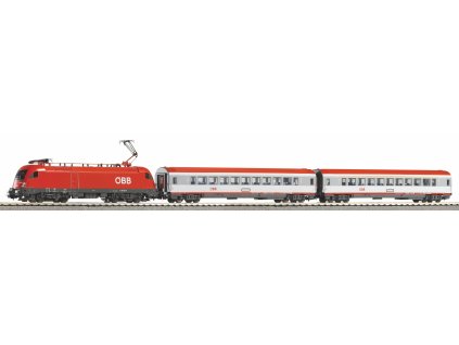 piko smartcontrol wlan obb passenger train set with ballast track ep v h0