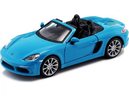 121945 1 bburago porsche 718 boxster 1 24 modra