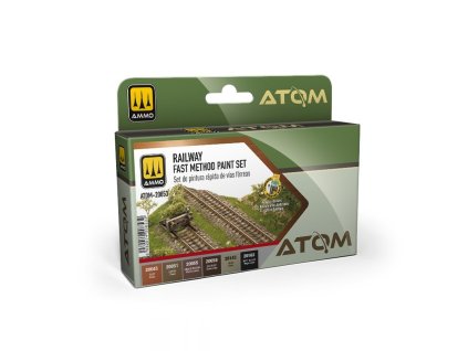 atom railway fast method paint set