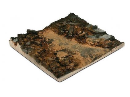 124255 1 diorama zaklad 14x14cm suche koryto 1 35