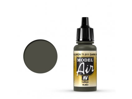 model air vallejo rlm83 dark green 71011