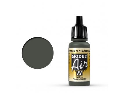 model air vallejo ral6007 camouflage dark green 71019