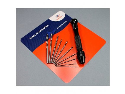126052 1 prstova vrtacka mini hand drill 10 drills from 0 3mm to 3 2mm