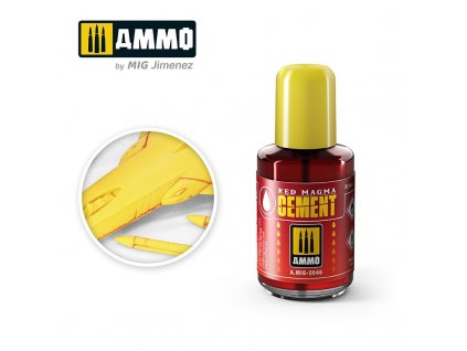 127150 1 lepidlo ammo red magma cement 30 ml