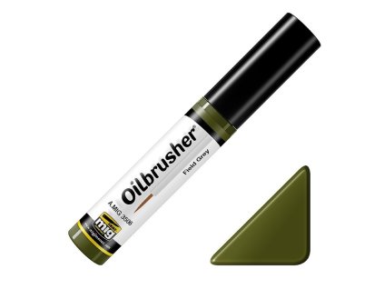 127405 1 patinovacia farba mig oilbrusher field green 10ml