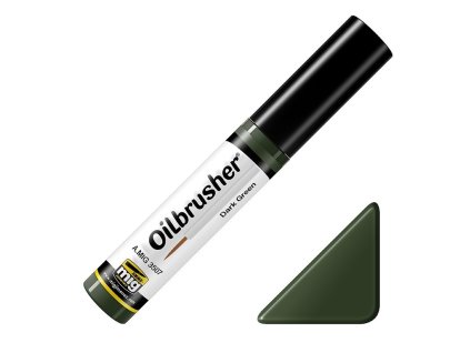 127408 1 patinovacia farba mig oilbrusher dark green 10ml
