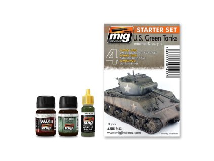 us green vehicles set starter set